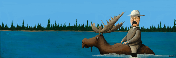 roosevelt riding a moose