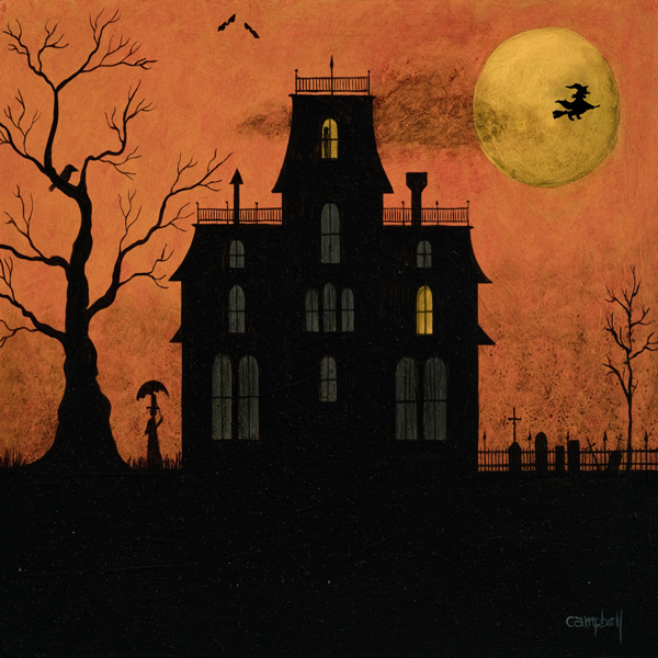 “Haunted House” by artist Tim Campbell – Ink & Join